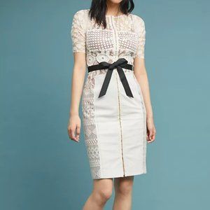 Byron Lars Carissima Sheath Dress - Ivory